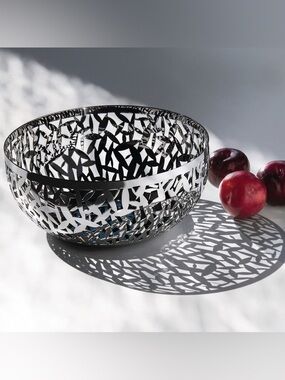Alessi Stainless Steel Decorative Metal Bowl - Home Art ALESSI Cactus Fruit Bowl
